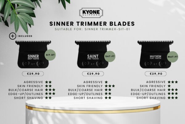 aanbieding 3e kwartaal Sinner blades